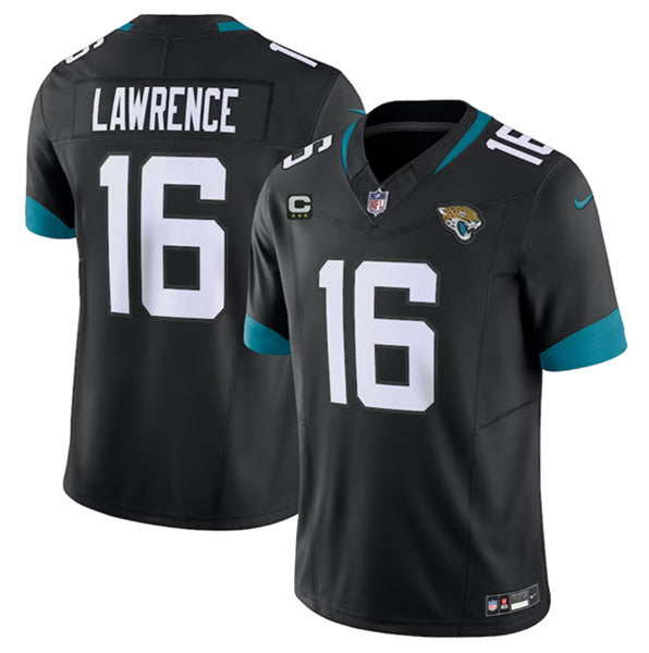 Trevor Lawrence Jacksonville Jaguars black Vapor jersey