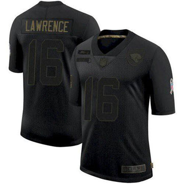 Trevor Lawrence Jacksonville Jaguars black Salute To Service jersey
