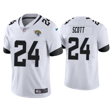 Josiah Scott Jacksonville Jaguars white Vapor jersey