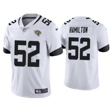 Davon Hamilton Jacksonville Jaguars white Vapor jersey