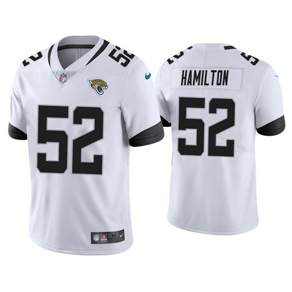 Davon Hamilton Jacksonville Jaguars white Vapor jersey