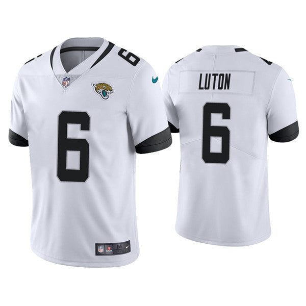 Jake Luton Jacksonville Jaguars white Vapor jersey