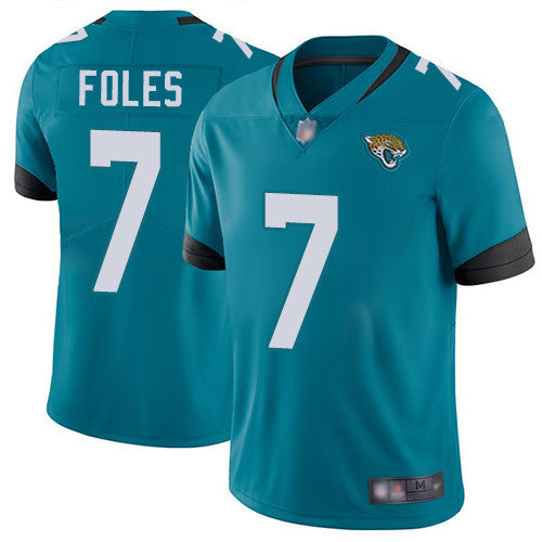 Nick Foles Jacksonville Jaguars teal Vapor jersey
