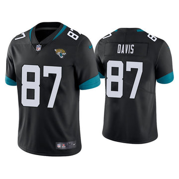 Tyler Davis Jacksonville Jaguars black Vapor jersey