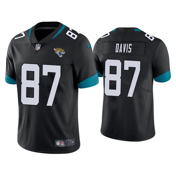 Tyler Davis Jacksonville Jaguars black Vapor jersey