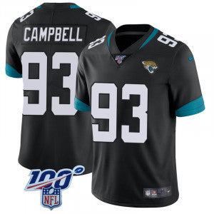 Calais Campbell Jacksonville Jaguars black Vapor jersey
