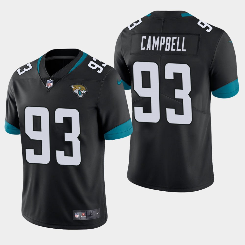 Calais Campbell Jacksonville Jaguars black Vapor jersey