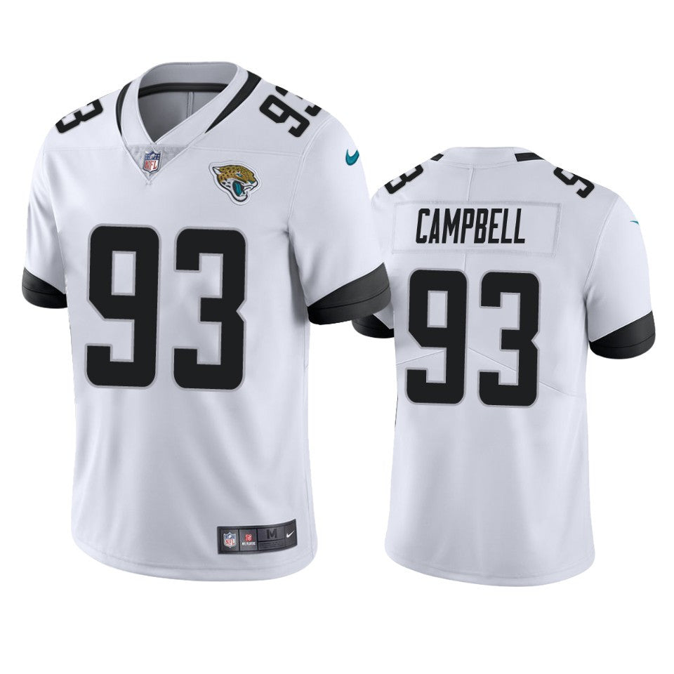 Calais Campbell Jacksonville Jaguars white Vapor jersey