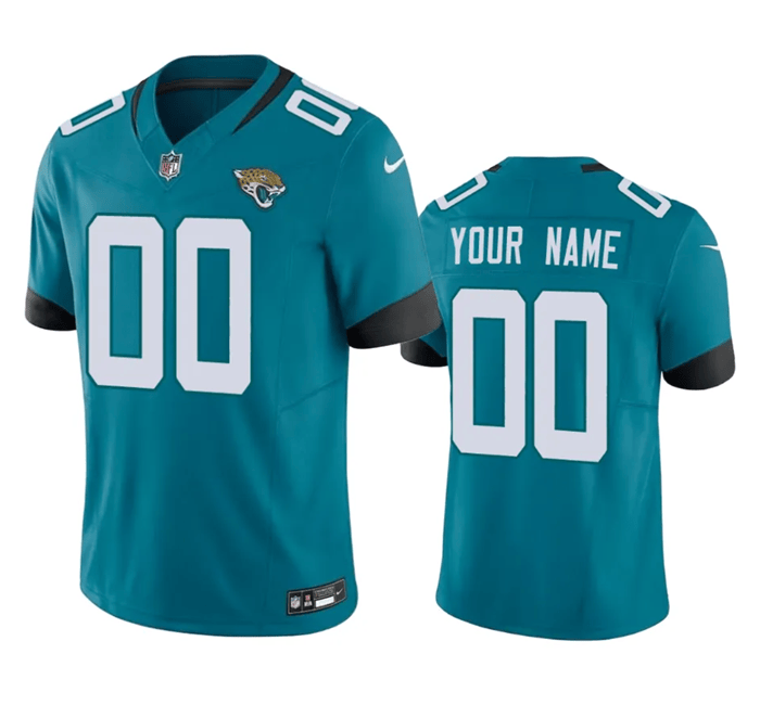 Custom Jacksonville Jaguars teal Untouchable jersey