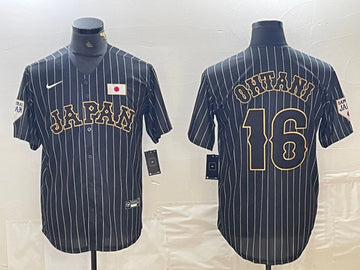 Shohei Ohtani Japan Baseball black Classic jersey