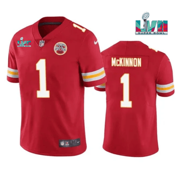 Jerick McKinnon Kansas City Chiefs red Vapor jersey