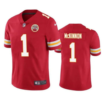 Jerick McKinnon Kansas City Chiefs red Vapor jersey