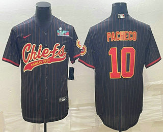 Isiah Pacheco Kansas City Chiefs black jersey