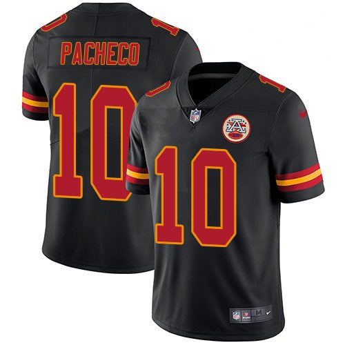 Isiah Pacheco Kansas City Chiefs black Vapor jersey