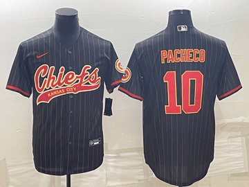 Isiah Pacheco Kansas City Chiefs black jersey