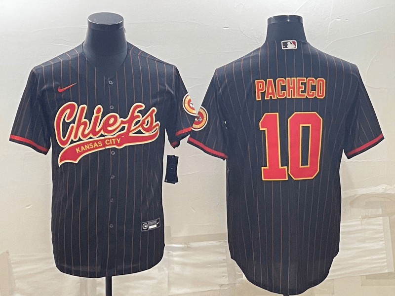 Isiah Pacheco Kansas City Chiefs black jersey