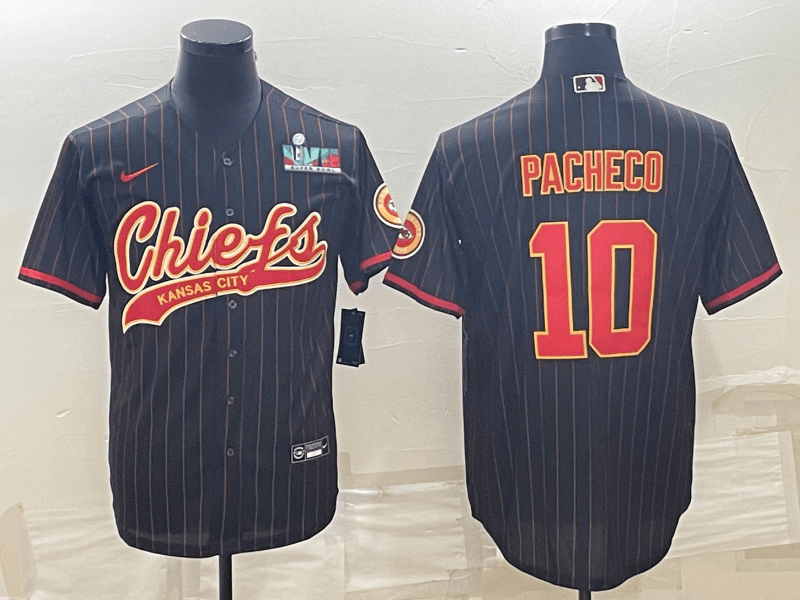 Isiah Pacheco Kansas City Chiefs black jersey