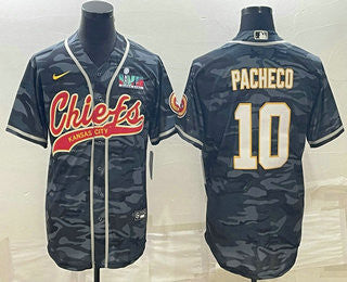 Isiah Pacheco Kansas City Chiefs grey Camo jersey