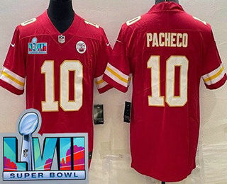 Isiah Pacheco Kansas City Chiefs red Vapor jersey