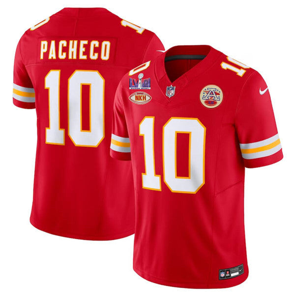 Isiah Pacheco Kansas City Chiefs red Vapor jersey