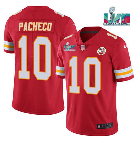 Isiah Pacheco Kansas City Chiefs red Vapor jersey