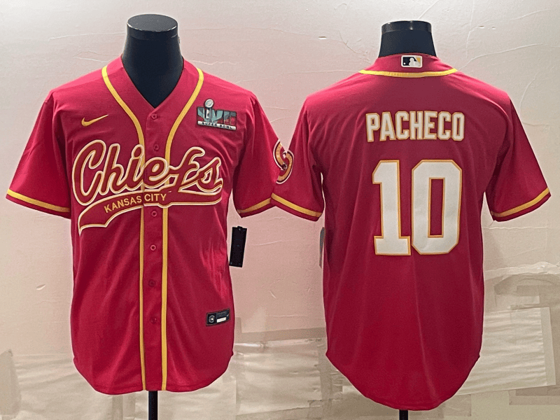 Isiah Pacheco Kansas City Chiefs red jersey
