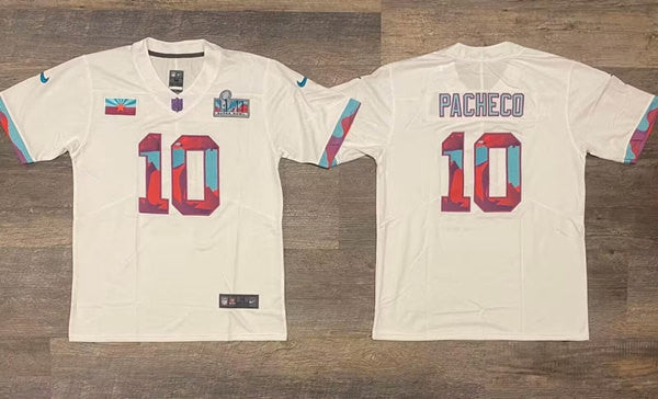 Isiah Pacheco Kansas City Chiefs white Vapor jersey