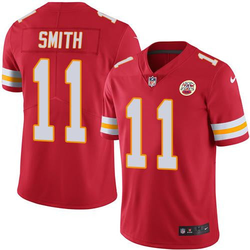 Alex Smith Kansas City Chiefs red Vapor jersey