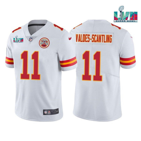 Marquez Valdes-Scantling Kansas City Chiefs white Vapor jersey