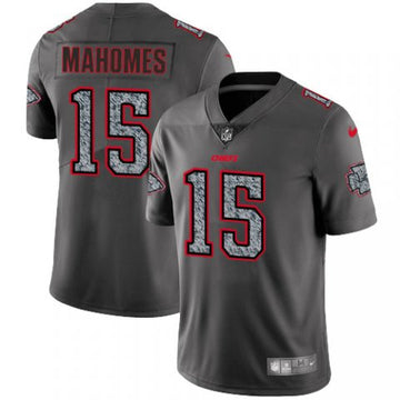 Patrick Mahomes Kansas City Chiefs gray Fashion Static jersey