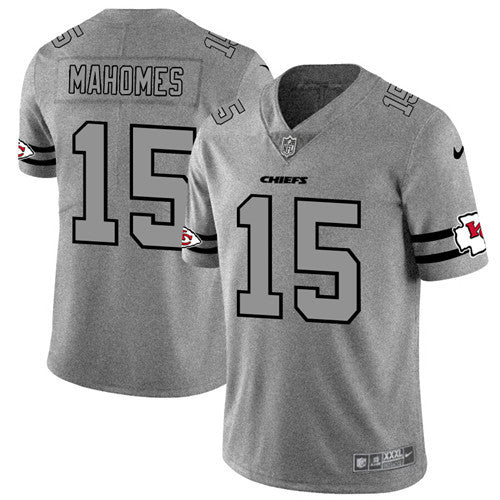 Patrick Mahomes Kansas City Chiefs gray Limited jersey