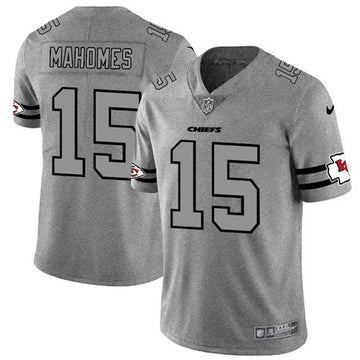 Patrick Mahomes Kansas City Chiefs gray Limited jersey