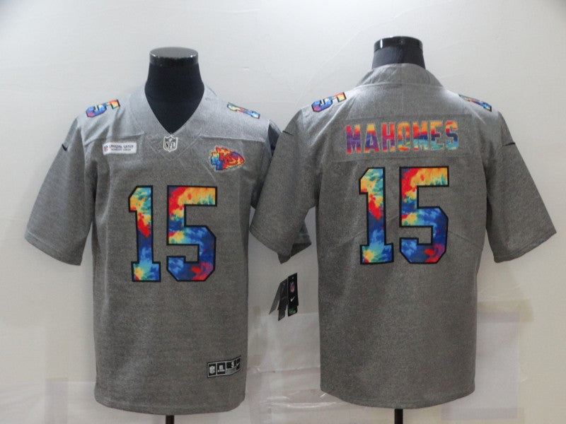 Patrick Mahomes Kansas City Chiefs grey Limited jersey