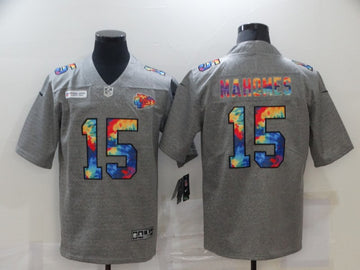 Patrick Mahomes Kansas City Chiefs grey Limited jersey