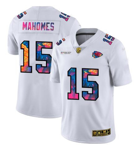 Patrick Mahomes Kansas City Chiefs white Limited jersey