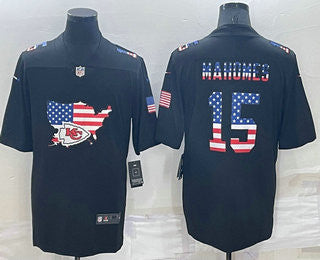 Patrick Mahomes Kansas City Chiefs black Color Rush jersey