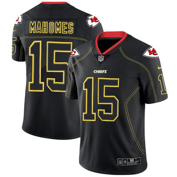 Patrick Mahomes Kansas City Chiefs black Color Rush jersey
