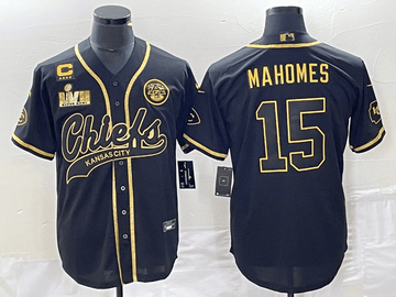 Patrick Mahomes Kansas City Chiefs black jersey