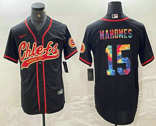 Patrick Mahomes Kansas City Chiefs black jersey