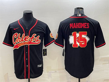 Patrick Mahomes Kansas City Chiefs black jersey