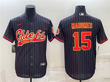 Patrick Mahomes Kansas City Chiefs black jersey