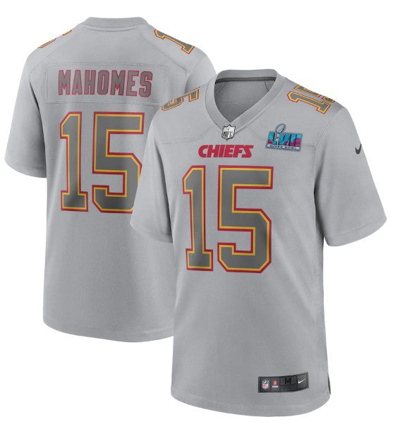 Patrick Mahomes Kansas City Chiefs gray Game jersey