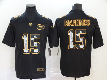 Patrick Mahomes Jesus Faith Kansas City Chiefs black Vapor jersey