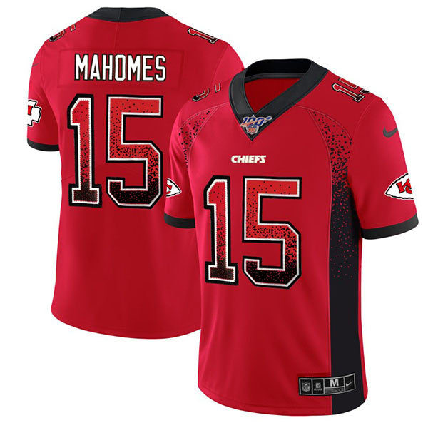 Patrick Mahomes Kansas City Chiefs red Color Rush jersey