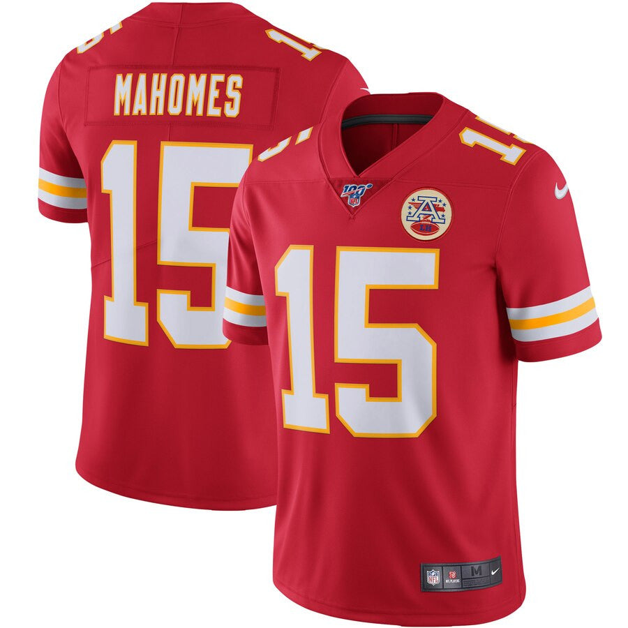 Patrick Mahomes Kansas City Chiefs red Vapor jersey