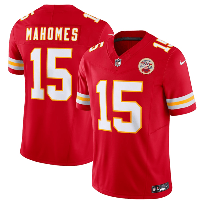 Patrick Mahomes Kansas City Chiefs red Untouchable jersey