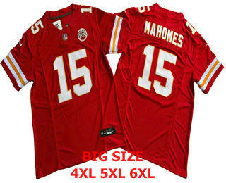 Patrick Mahomes Kansas City Chiefs red FUSE jersey