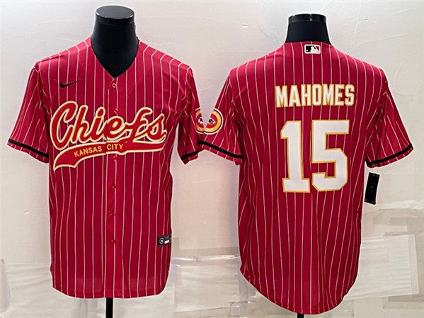 Patrick Mahomes Kansas City Chiefs red jersey