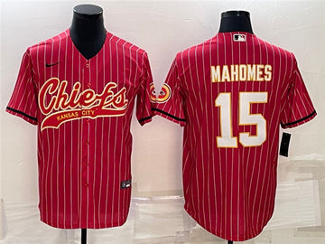 Patrick Mahomes Kansas City Chiefs red jersey