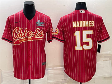 Patrick Mahomes Kansas City Chiefs red jersey